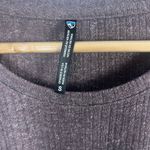 Kuhl  outdoors purple brown linen blend long sleeve top size small Photo 1