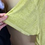 We The Free Free People‎  Slouchy Oversized Lime Green Ultra Soft Tee Size Small Photo 2