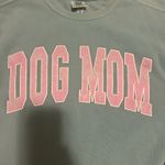 Comfort Colors Dog Mom Sweatshirt Blue Size L Photo 2