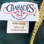 Charades Costumes Robin Hoodie Sexy Dress Green Velvet Size XS NEW Robin Hood Photo 6