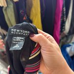 Y2k vintage stripe scarf hem halter midi dress Pink Size 14 Photo 2