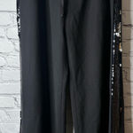 Milly  Black Sequin women’s pants size medium Photo 0