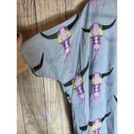 Show Me Your Mumu Lite Brite Skull Bull Tunic Dress Size XS Photo 1