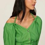 Nanushka Alyssa Mini Dress Green Womens Size XS Photo 12