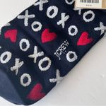 J.Crew Women's Dressy Style Ankle Socks XOXO Heart Print OS NWT Photo 5