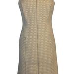 W By Worth tan zip front midi dress size 6 Photo 0