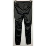 Bar III  Black Coated Skinny Pants Medium Photo 3