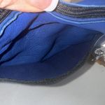 Aloha From Hawaii Dyed Leather Embellished Zip Wristlet Coin Purse Wooden Fish Blue Photo 13