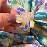 Vassarette Vintage  watercolor pansy slinky sleeveless tank dress nightgown Photo 4