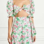 Hill House  the Isabella Top pink roses Size M NWT Photo 0