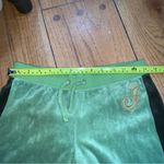 Juicy Couture  Gela Pam Velour Drawstring Tracksuit Pants Green Women's 14 Photo 6