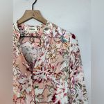 L'Agence L’Agence Pink Floral Nina Long Sleeve Silk Button Blouse XS $390 Photo 8