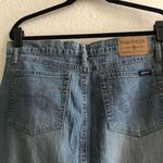 90s/1990s Vintage Stephen Hardy Squeeze high waist light wash blue jean denim maxi skirt with pockets Fits true to size and has stretch Photo 2