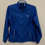 Cutter and Buck Kansas City Royals Blue Jacket Womens Sz L Beacon Light Weight Photo 1
