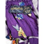 Requirements  Vintage-Inspired Purple Floral Skirt  Boho Hawaiian Aesthetic Women Photo 2