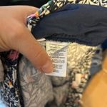 Loft Bird Print Fluid Pull On Linen Blend Shorts Photo 5