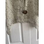 Nina Leonard Womens Lagenlook Cardigan Open Weave Coconut Shell Buttons XL Boho Photo 6