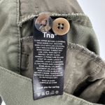 Tna Olive Green Cotton Blend Zip Fly Pocket Pleated Shorts Women's Size 4 FLAWED Photo 11