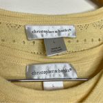 Christopher & Banks  2 Piece Sweater Set Women’s Size Large Light Yellow Photo 1