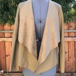 ZARA  Faux Leather Drape Jacket Photo 1