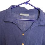 potter's pot Women’s Crop Top  Size XL Navy Blue 100% Cotton Photo 1