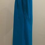 Vintage Misses JCPenney Zip Up Smocked Modest Gown Robe POCKETS Blue Size M Photo 4