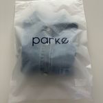 Parke Long Sleeve Denim Shirt Small NWT Blue Photo 11