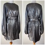 ANINE BING  Sequin Dress Silver Party Holiday Dress New With Tags medium Photo 1