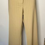 Jones New York Signature Tan and White Pinstripe Pants Photo 0