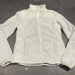 Aeropostale Full Zip Jacket Women's Small Ivory Polyester Long Sleeve F-73 Photo 0