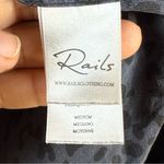 Rails Kate Onyx Cheetah print button up shirt SZ:M Photo 6