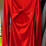 Princess Polly Red Long Sleeve Dress Photo 1