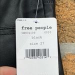Free People   Faux Leather Pants size 27 Photo 4