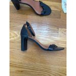 Coach Women's Leather Ankle Strap Block Heel Sandals Size 8 Photo 3