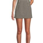 Houndstooth AREA Deco  Wool Blend Mini Dress size 4 Photo 2