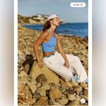 Free People Happiness Runs Crop Tank in Coastal Blue XS/S Photo 2