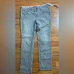 Elle - Women's Light Gray Straight Leg Jeans Size 12 Photo 1
