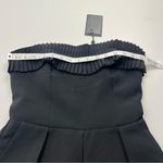 The Kooples  Strapless Jumpsuit Womens Size 2 Black Side Zipper‎ Pockets NEW Photo 6
