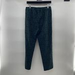 J.Crew Size 4 Dark Pants Hunter Green Lace Pull On High Waist Straight Holiday Photo 3