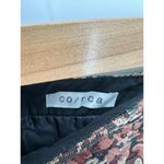 Co/rca Women Mini Floral Skirt Size S Earthy Grandmacore Boho Unique Garden Black Photo 3