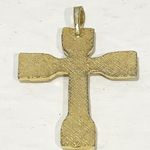 Gold Tone Jesus Crucifix Cross Charm Necklace Jewelry Photo 3