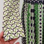 Vintage 70s Mary Martin Florida Geometric Maxi Dress Womens Mod Op Art Size 14 Green Photo 10