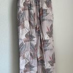 American Eagle  Outfitters Gray and Pink Ruffle Jumpsuit Photo 3