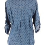 Velvet Heart Nordstrom Top M Chambray Button Printed Tencel Sustainable Summer Photo 3