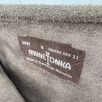 Minnetonka Grey Fringe Booties Women's Size 8 Photo 6