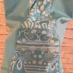 Brooks Women’s turquoise & white racerback built in bra athletic tank top Small Photo 3