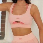 Bo+Tee  Sage Green Layered Sport Bra Photo 4