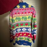 Farm Rio  Sweet‎ Orchard Knit Cardigan sz large oversized dopamine dressing Photo 4