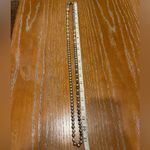 Faux Gray & White Pearl Long Necklace Photo 11
