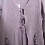 Find Me Now Cleo Long Cardigan in Lilac Size: M, NWT Purple Size M Photo 4
